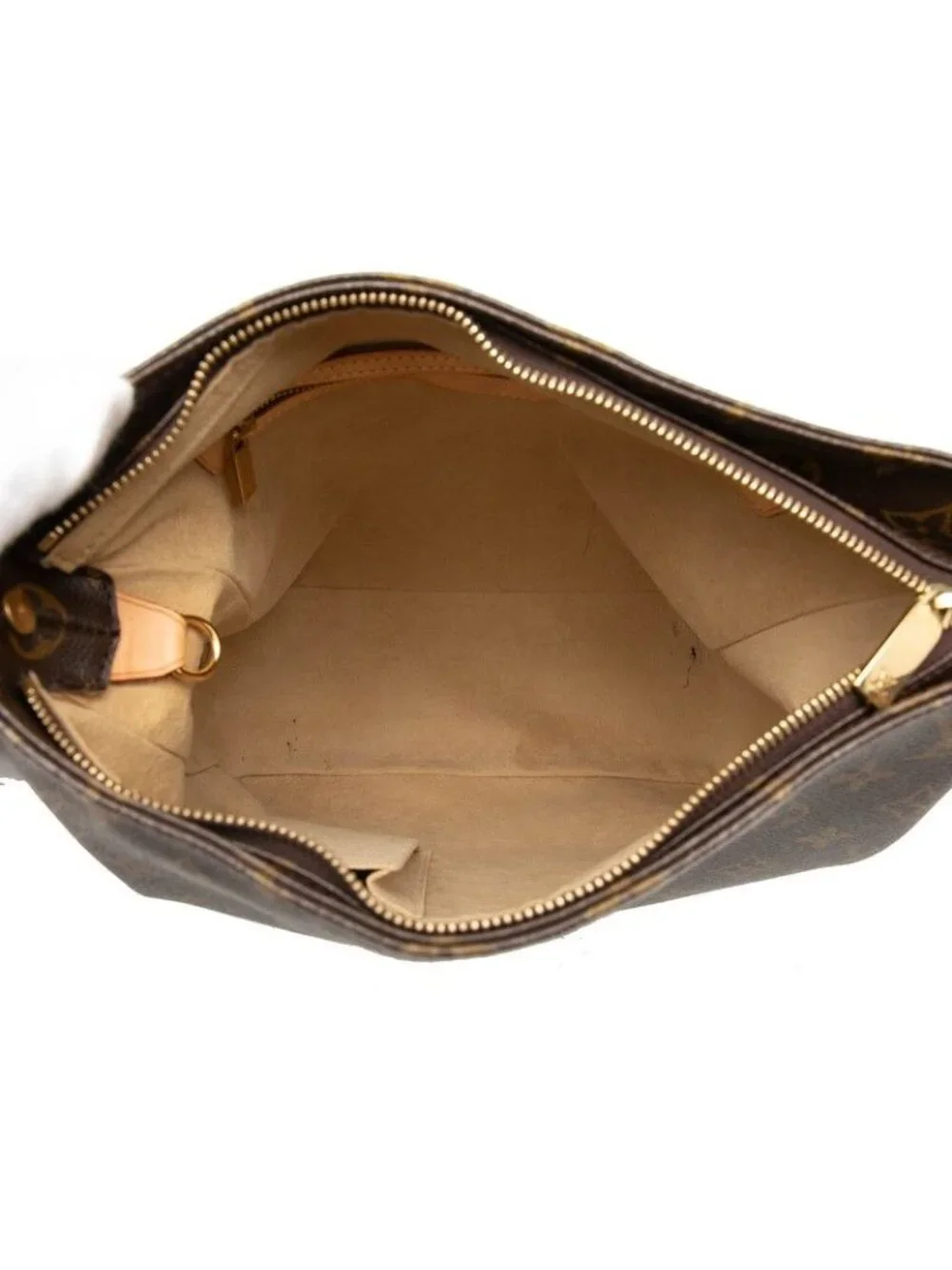 Louis Vuitton Monogram Looping GM Shoulder Bag Tote Brown Leather